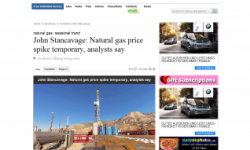 Natural Gas Price Spike